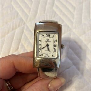 Casio Silver Watch with White Dial